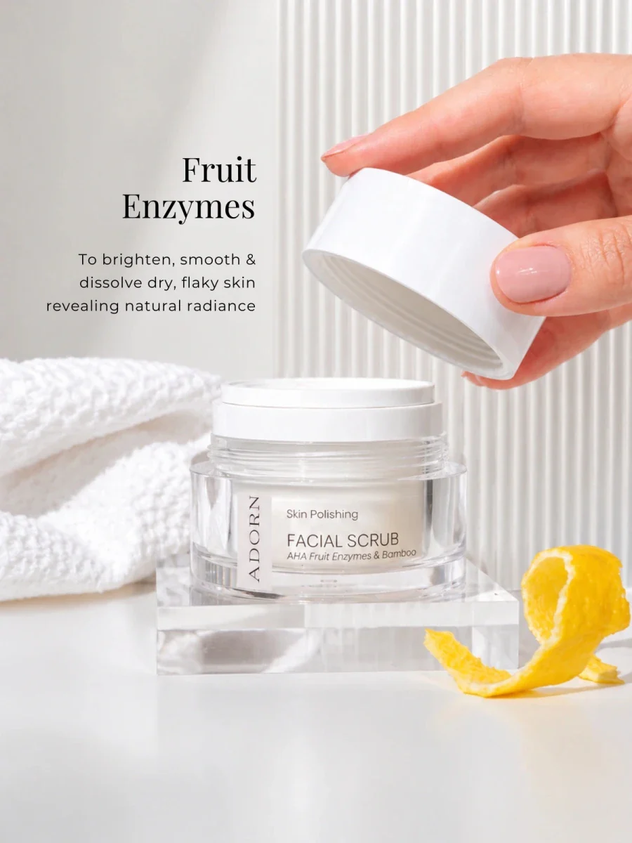 Natural Bamboo + AHA's Face Exfoliator | Refillable - Image 3