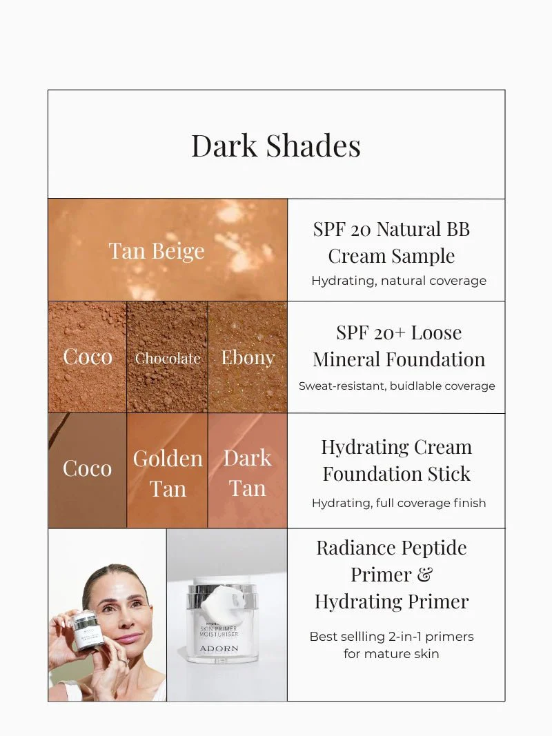 Find My Foundation Shade | 8 Pce Sample Set $10 - Image 7