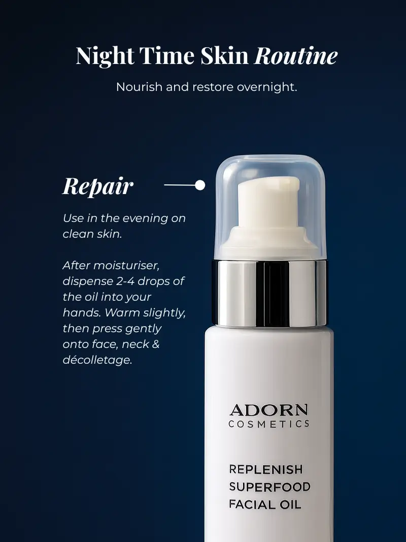 Nourishing Night Repair Face Oil | Refillable - Image 4