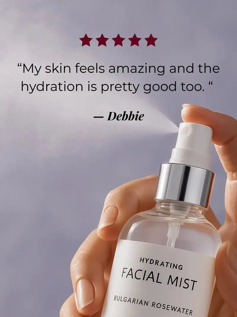 Pure Rosewater Hydrating Face Mist | Refillable - Image 4