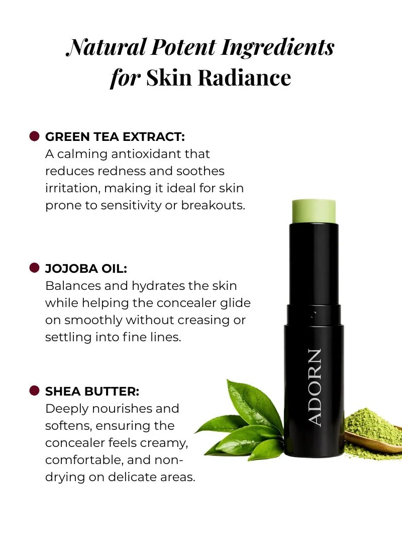 Green Correction Concealer | Redness & Sensitive Skin - Image 3