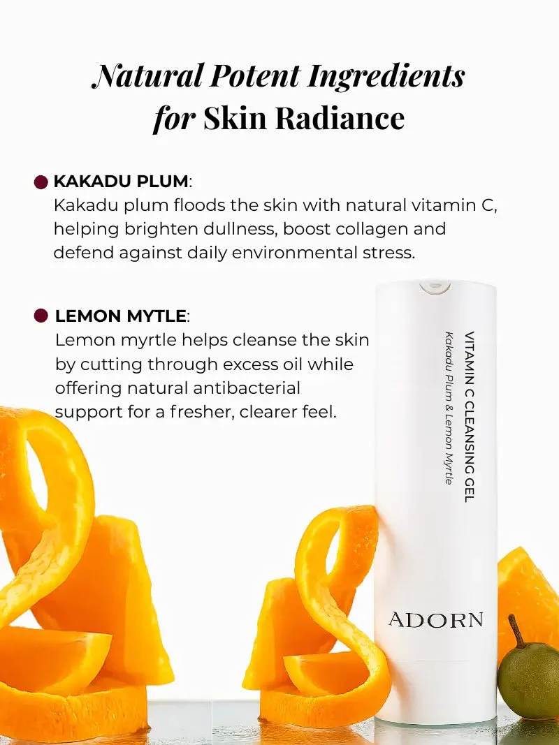 Vitamin C Brightening Cleansing Gel | Refillable - Image 3