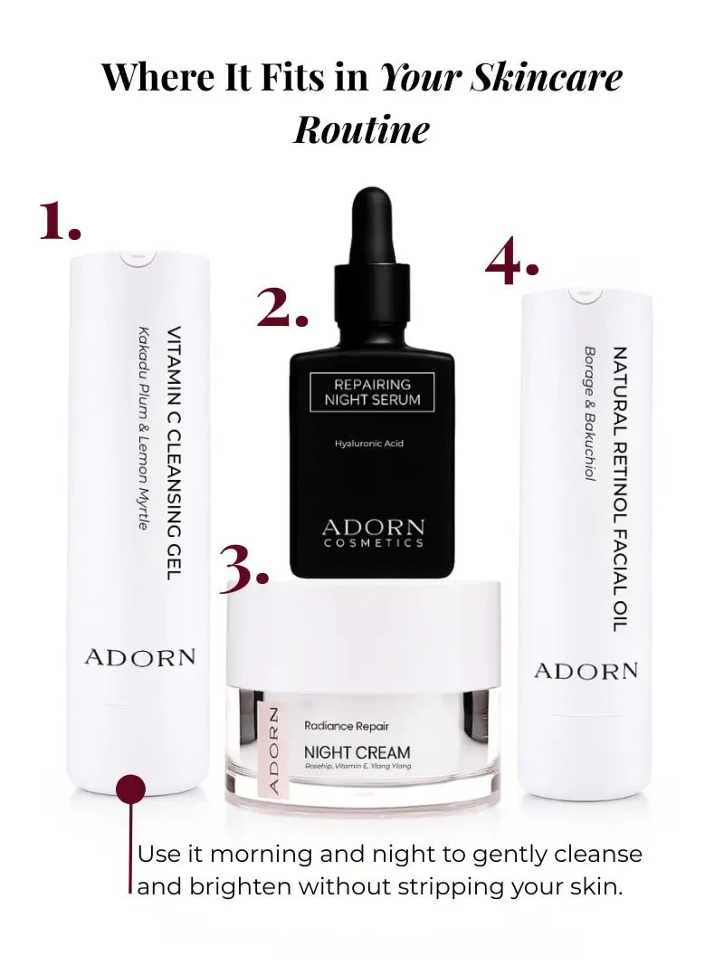Vitamin C Brightening Cleansing Gel | Refillable - Image 4