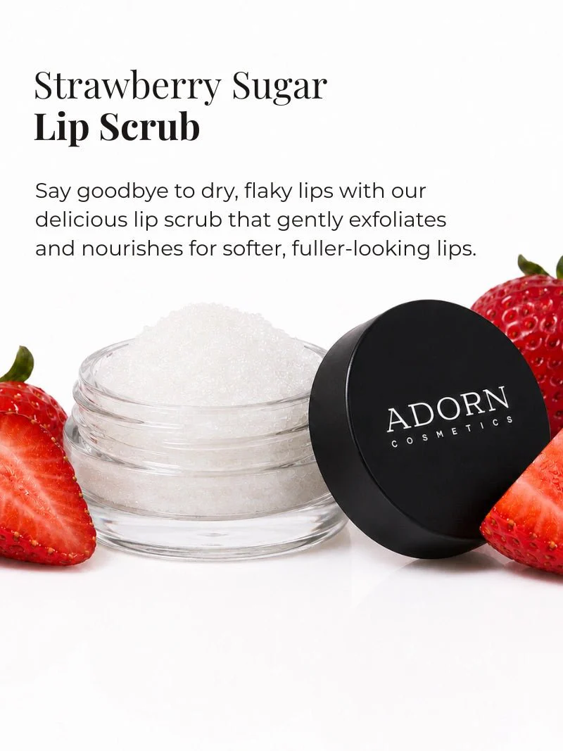 Strawberry Organic Sugar Lip Scrub - Image 3